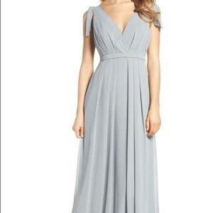 Monique Lhuillier Bridesmaids Chiffon Gown